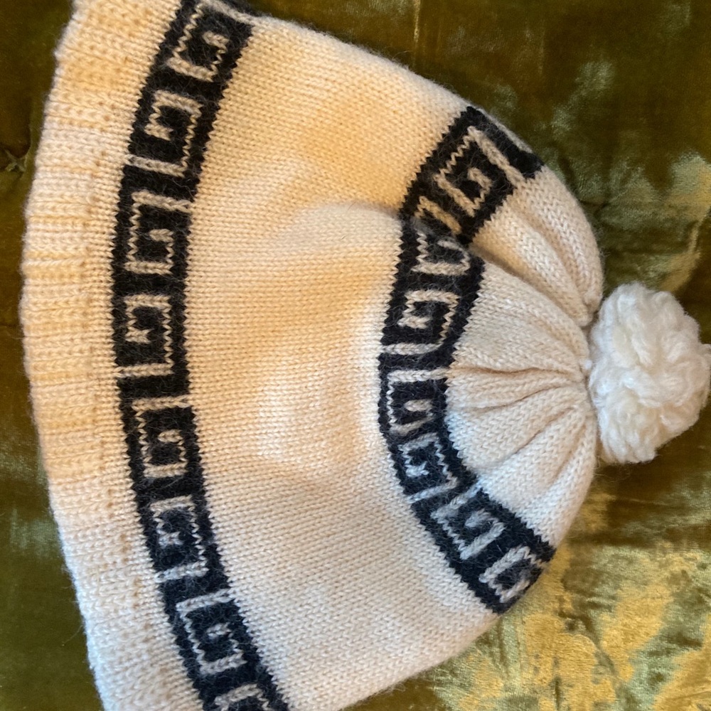 Vintage knit beanie